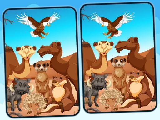Spot 5 Differences Deserts cover